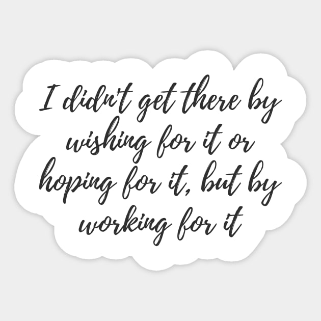 Working For It Sticker by ryanmcintire1232